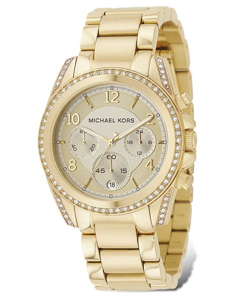 womans michael kors gold tone watch|michael kors small gold watch.